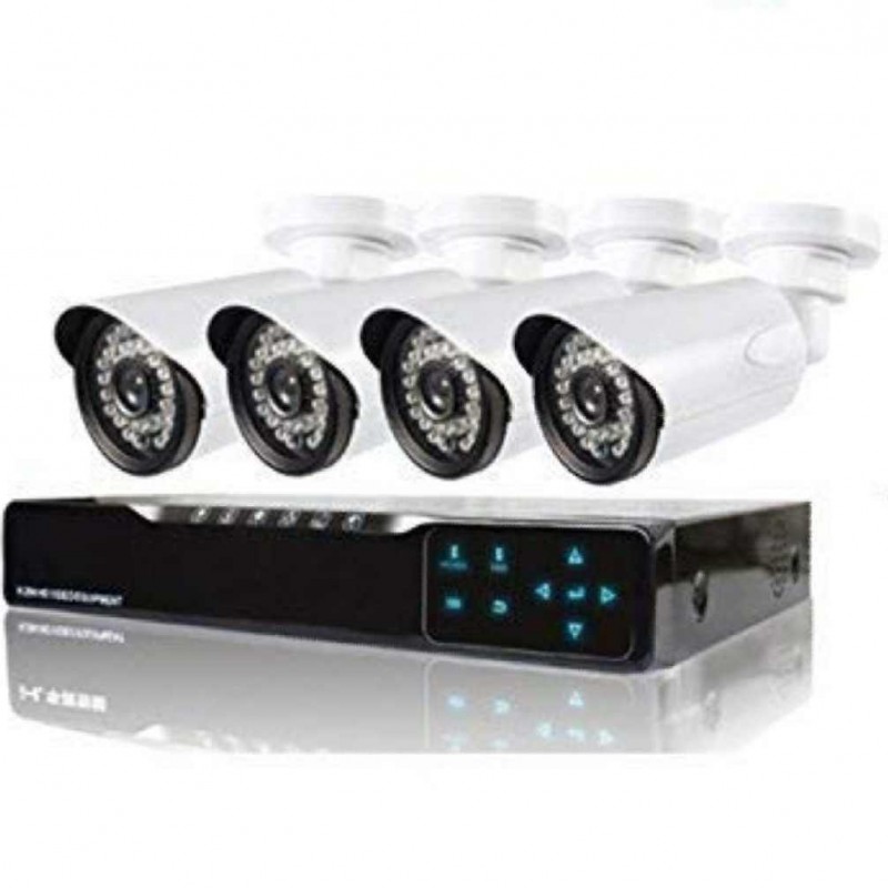4 كاميرات مراقبة خارجية مع DVR image