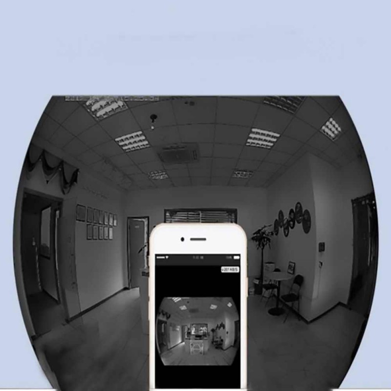 اصغر كاميرا مراقبة بتقنية VR مشاهدة كامل الموقع 360 درجة image
